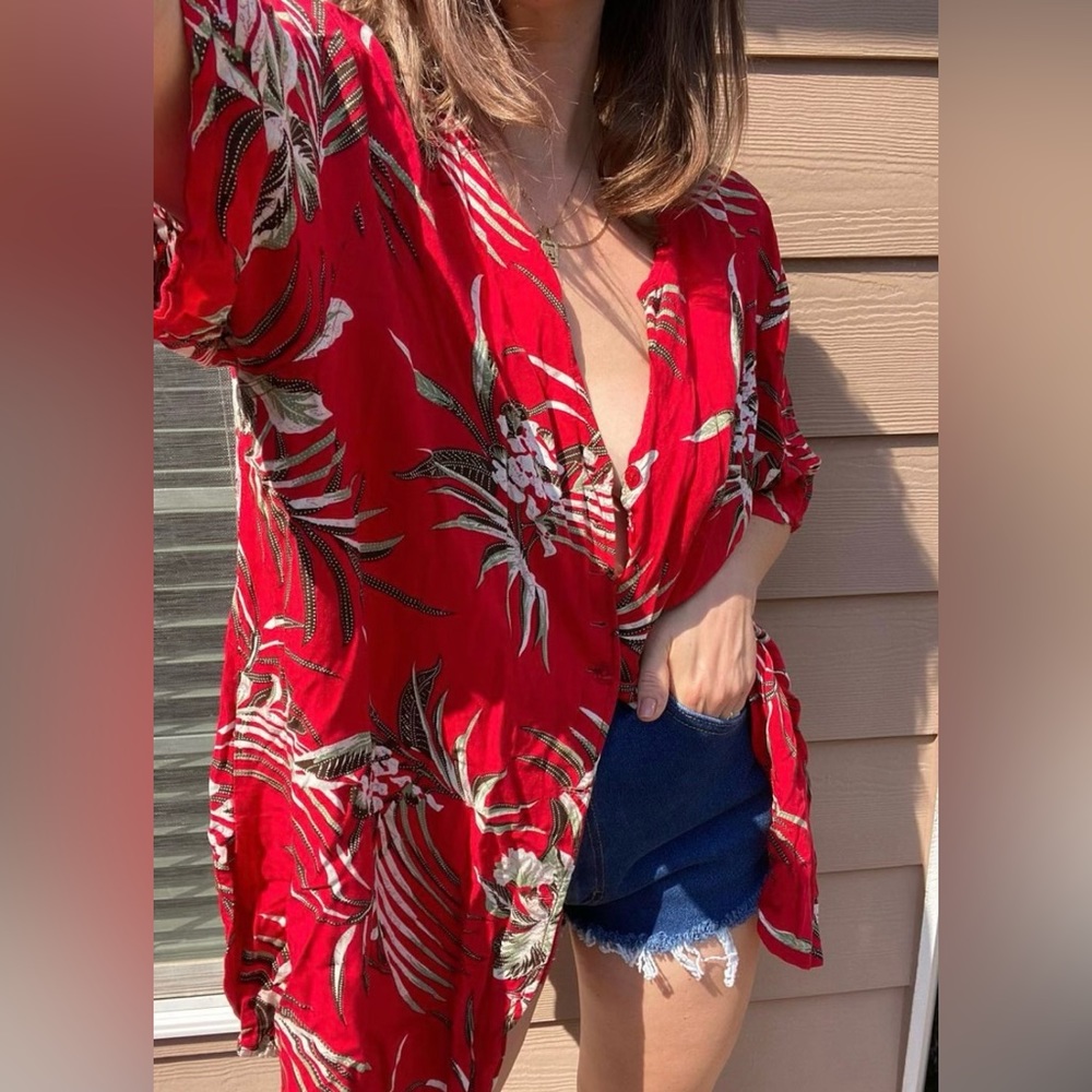 Vintage, tropical tunic - Picture 3 of 3